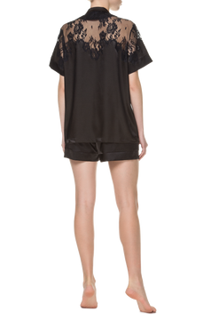 Elionora satin black pajama set