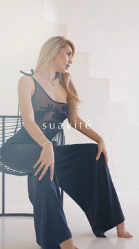 Valletta silk palazzo pants