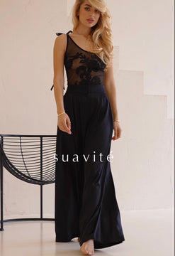 Valletta silk palazzo pants