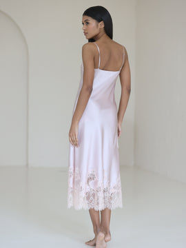 Maddie midi silk night dress