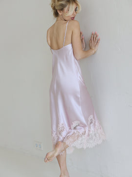 Emma midi silk night dress