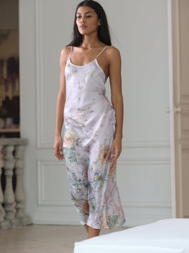 Florence midi silk night dress