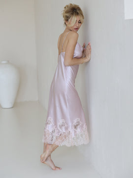 Emma midi silk night dress