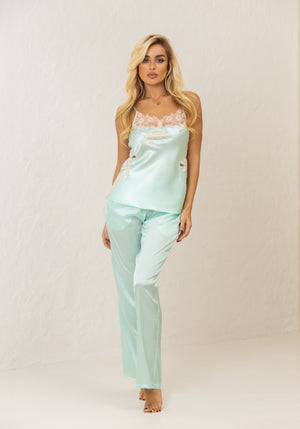 Tiffany silk pajamas