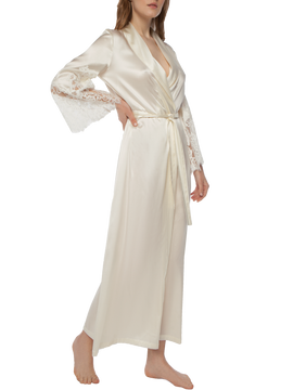 Suavite Womens Silk Robe