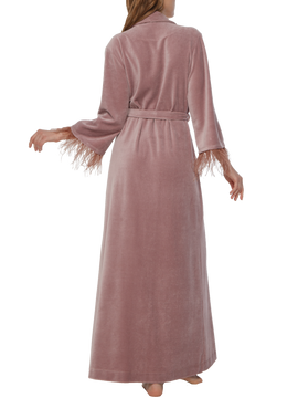 Julie velor long robe