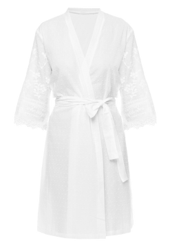 Короткий халат Suavite lace-short-robe-slp90-19-w-caroline-w