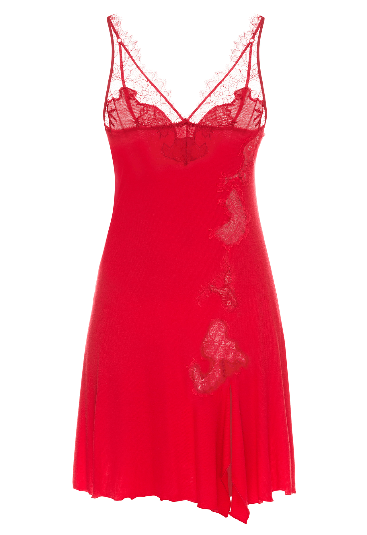 Aurora Short Nightdress In Red