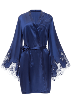 Халат Suavite lace-short-robe-hm337-sv-blu-simone-w