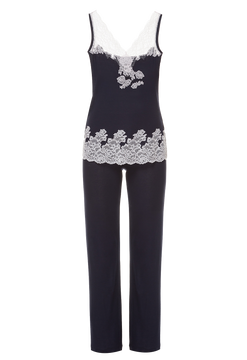 ΠΠΈΠΆΠ°ΠΌΠ° (ΡΠΎΠΏ, Π±ΡΡΠΊΠΈ) Suavite pajamas-long-set-slp43-19-blu-safina-w