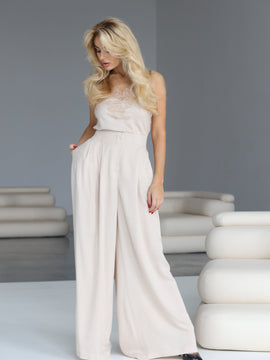 Savona wool palazzo pants