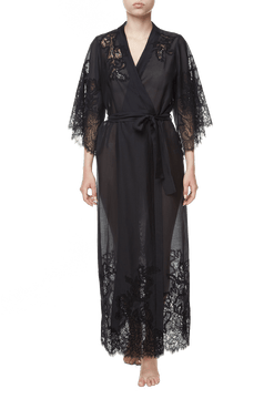 Длинный халат Suavite long-robe-ex403-bl-vanessa