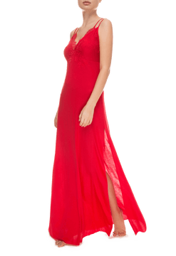 Сорочка длинная Suavite lace-night-dress-slp55-19-rd-aurora-w