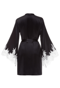 Халат Suavite lace-short-robe-hm333-sv-bl-natalie-w