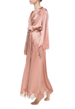Халат длинный Suavite lace-long-robe-slp376-ex-b-anabel-w