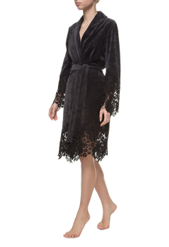 Короткий халат Suavite lace-short-robe-slp105-19-g-marielle-w