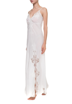 Сорочка длинная Элиза молочный Suavite-HM345-EX-MW-Eliza-W