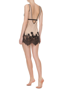 ΠΠΈΠΆΠ°ΠΌΠ° (ΠΌΠ°ΠΉΠΊΠ°, ΡΡΡΡΠΈΠΊΠΈ) Suavite pajamas-short-set-lace-top-lace-thong-slp27-19-b-jacqueline-w
