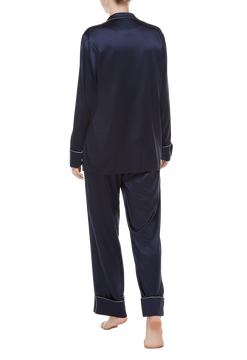 ΠΠΈΠΆΠ°ΠΌΠ½ΡΠΉ ΠΊΠΎΡΡΡΠΌ Ρ Π±ΡΡΠΊΠ°ΠΌΠΈ Suavite pajama-suit-with-trousers-ex412-blu-grace