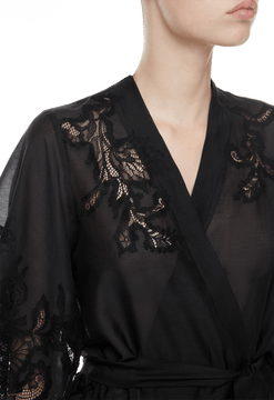 Короткий халат Suavite short-robe-ex400-bl-vanessa