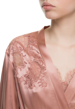 Халат длинный Suavite lace-long-robe-slp376-ex-b-anabel-w