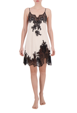 Nikole lace-trimmed viscose nightdress
