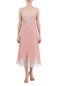 Freya satin midi night dress