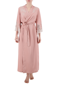 Freya silk maxi robe
