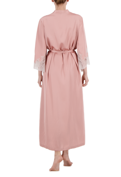 Freya silk maxi robe