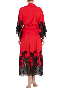 Carmen silk long robe
