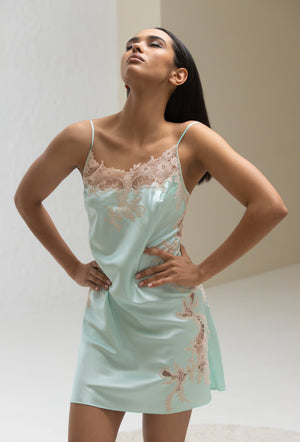 Tiffany Short Silk Nightdress | Luxury Sleepwear by Suavite' Suavite.com Tiffany Short Silk Nightdress | Luxury Sleepwear by Suavite' Suavite.com