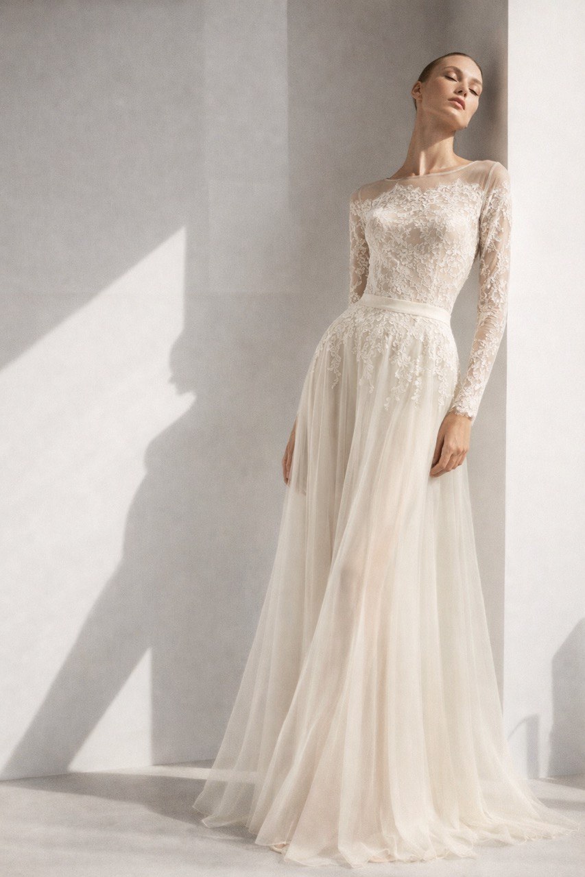 ÉLISE Lace Tulle Skirt