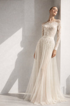 ÉLISE Lace Tulle Skirt