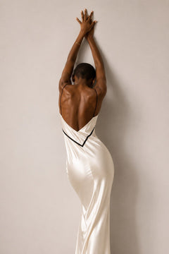 SÉRAPHINE Long Silk Night Dress