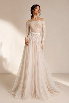 ÉLISE Lace Tulle Skirt