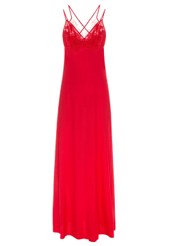 Сорочка длинная Suavite lace-night-dress-slp55-19-rd-aurora-w