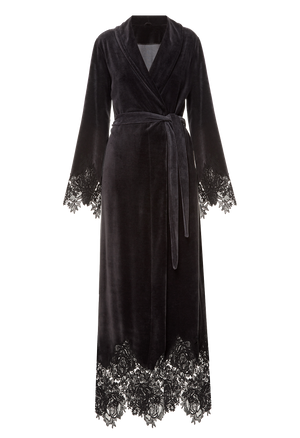 Длинный халат Suavite lace-long-robe-slp112-19-g-marielle-w