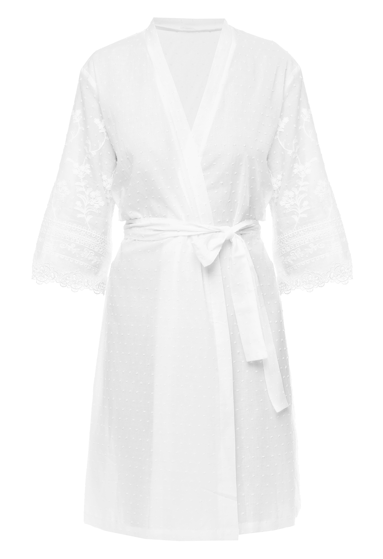 Короткий халат Suavite lace-short-robe-slp90-19-w-caroline-w
