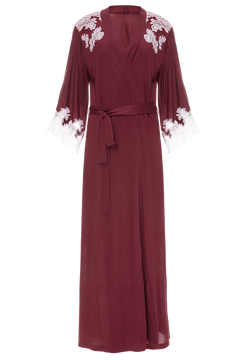 Халат длинный Suavite lace-long-robe-slp113-19-brd-meri-w-1