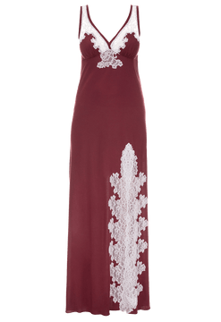 Сорочка длинная Suavite long-lace-night-dress-slp71-19-brd-meri-w