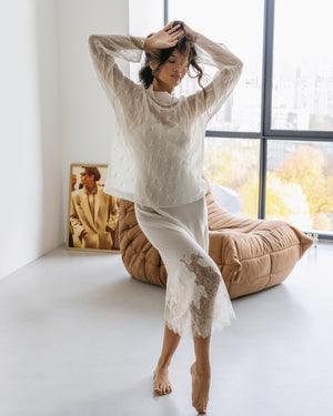 Marseill wool midi night dress
